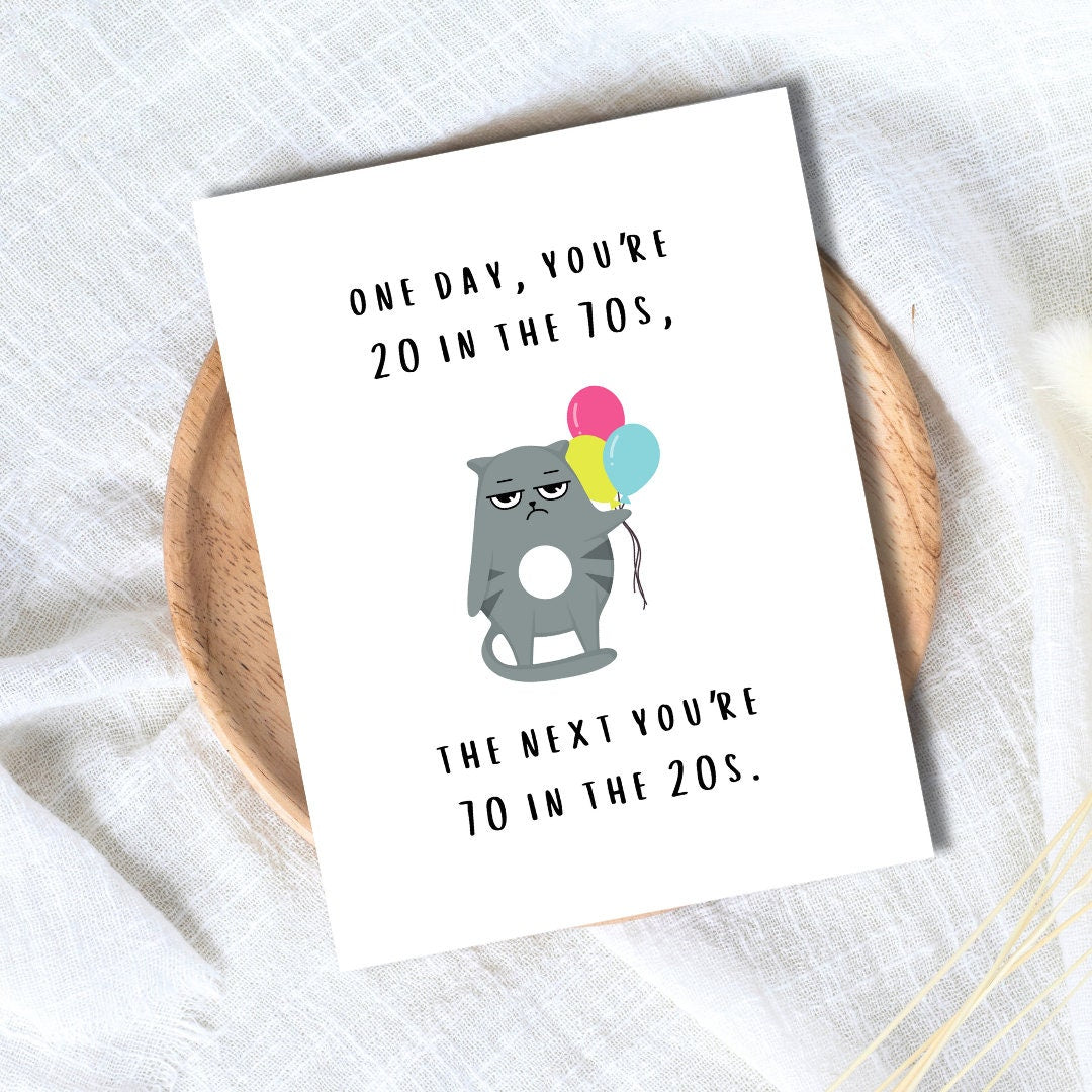 70th Birthday Card | Funny 70th Birthday Card | Dad Birthday Card | Funny Punny Birthday Card | Husband Wife Boyfriend Girlfriend Partner