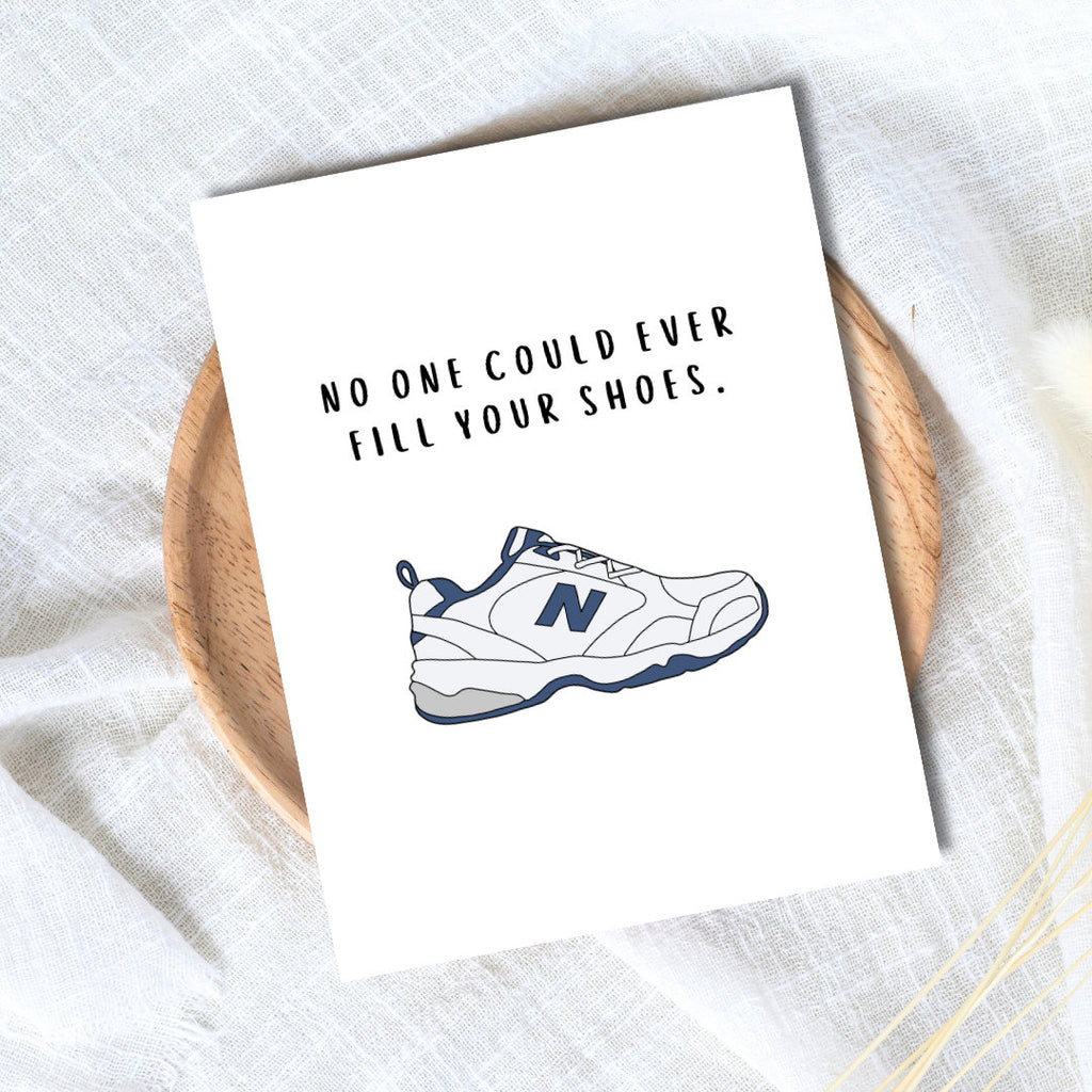 Funny Old Man Shoes Birthday Card | Dad Shoes Greeting Card | Birthday Gift for Dad or Boyfriend | Birthday Card | Funny Card