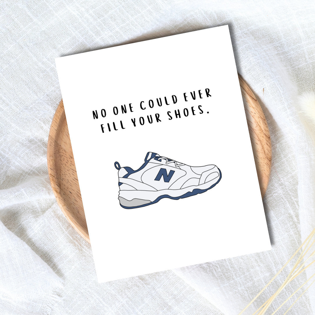 Funny Old Man Shoes Birthday Card | Dad Shoes Greeting Card | Birthday Gift for Dad or Boyfriend | Birthday Card | Funny Card
