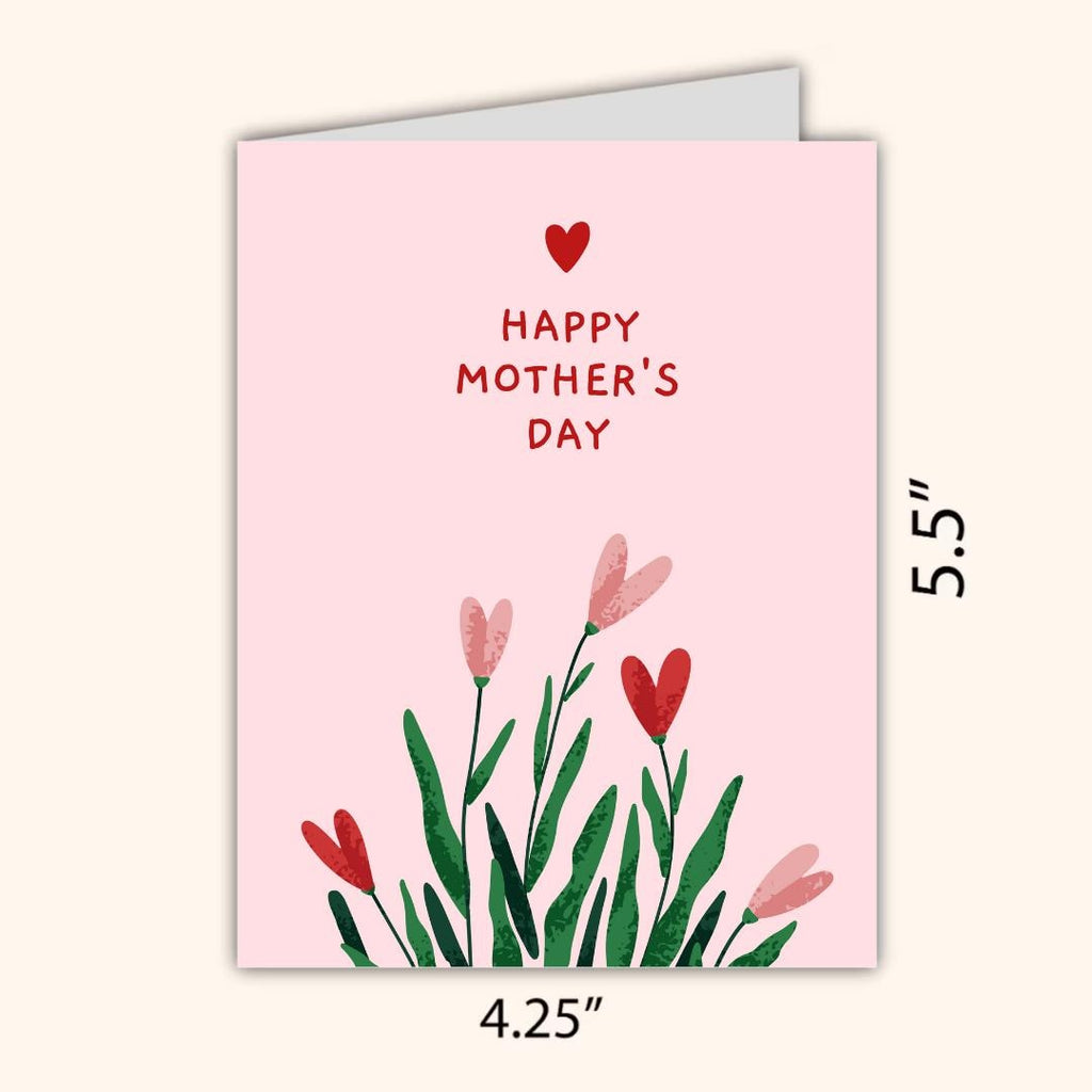 Mother's Day Flowers Card, Happy Mothers Day Card, Card For Mothers Day, Mum Mothers Day Cards For Her, Mothers Day Card For Grandma, Nana