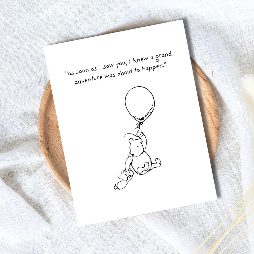 A Grand Adventure New Parents Card, A New Baby, Pregnant, Congratulations, Baby Shower Card Daughter Niece Granddaughter Goddaughter Child