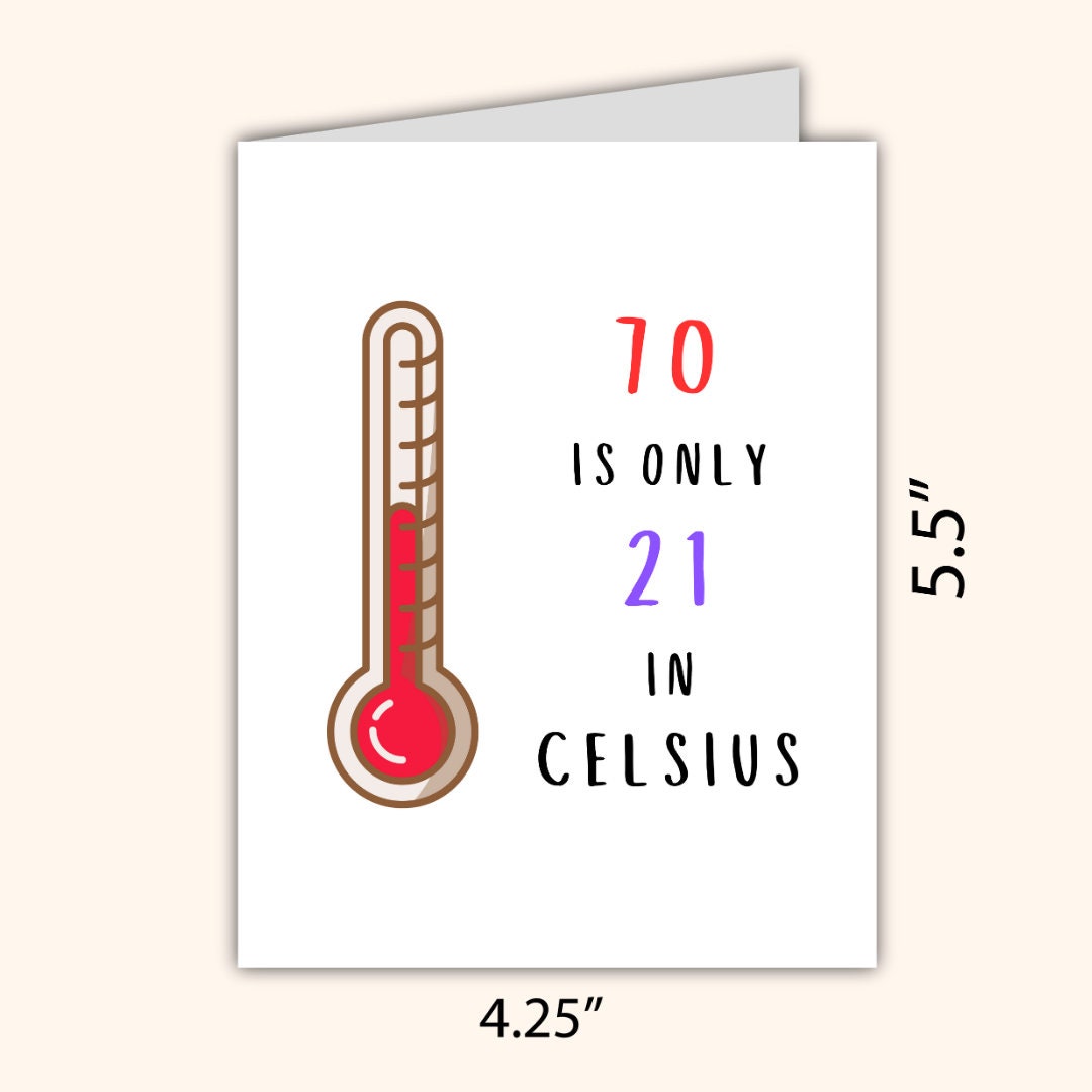70th Birthday Card | Funny 70th Birthday Card | Dad Birthday Card | Funny Punny Birthday Card | Husband Wife Boyfriend Girlfriend Partner