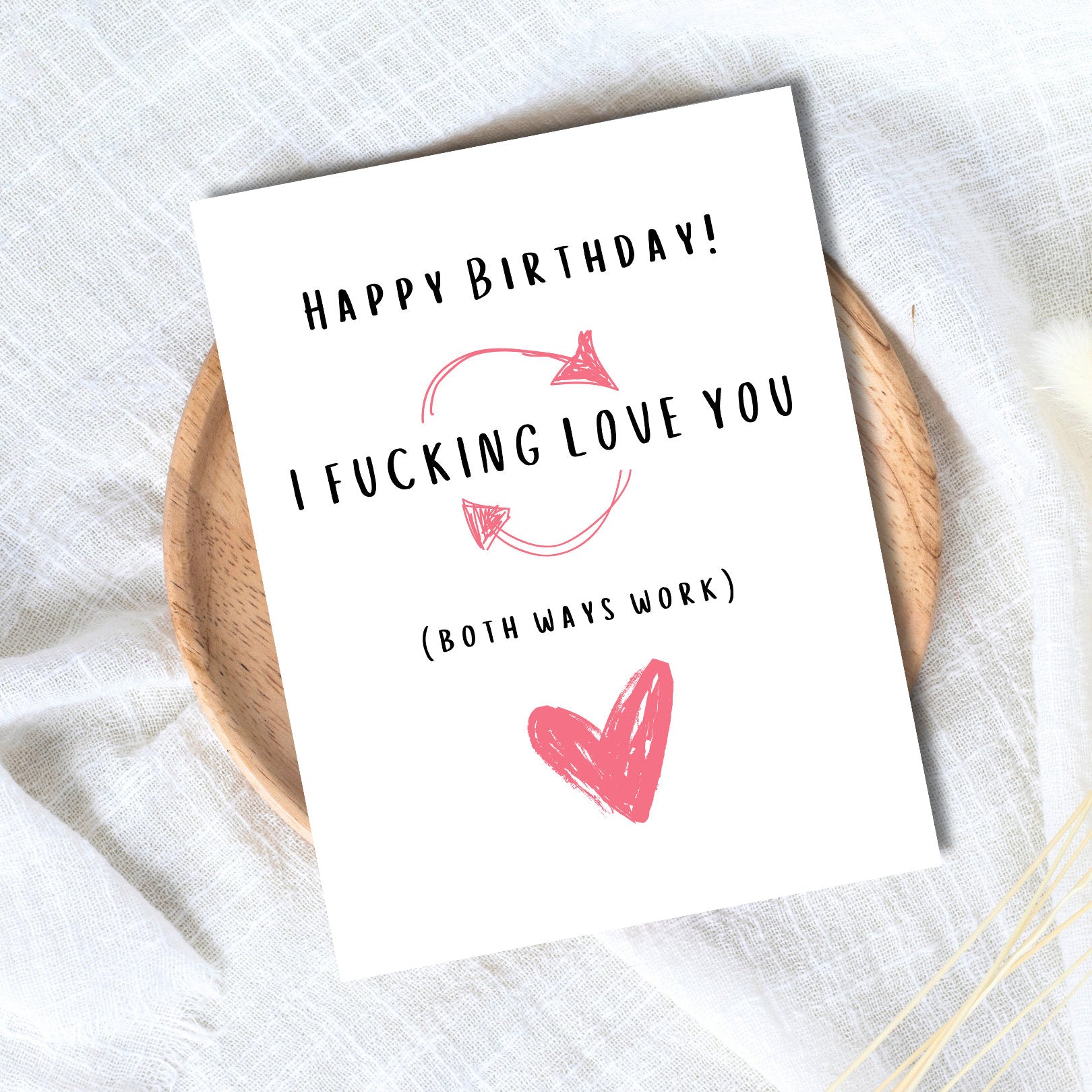 Naughty I Love You Birthday Gift Dirty Valentine’s Day Card Anniversary Card Naughty Birthday Card Husband Wife Boyfriend Girlfriend Partner