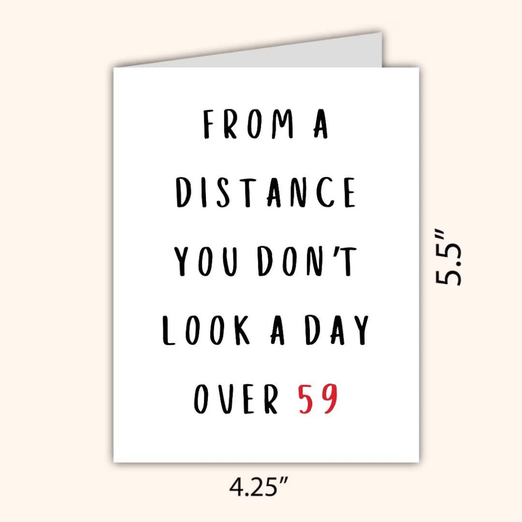 60th 1965 birthday card, Sixtieth birthday card, milestone birthday card, 60th birthday gift, gift for men, half a hundred, rude card