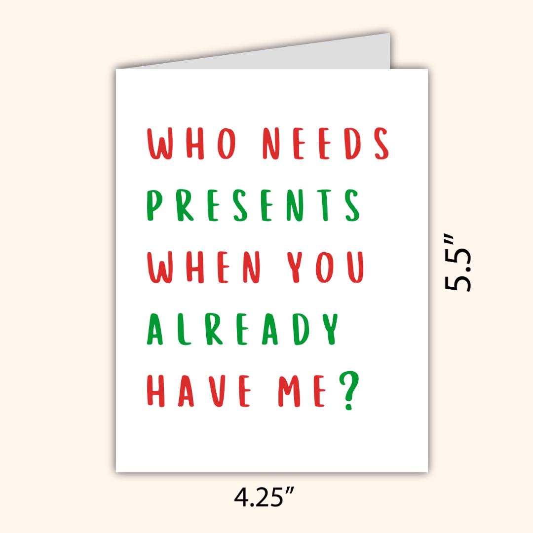 Funny Sexy Christmas Card Unwrap Me, Boyfriend christmas card, Girlfriend Christmas card for Wife, Husband, personalised Christmas Gift