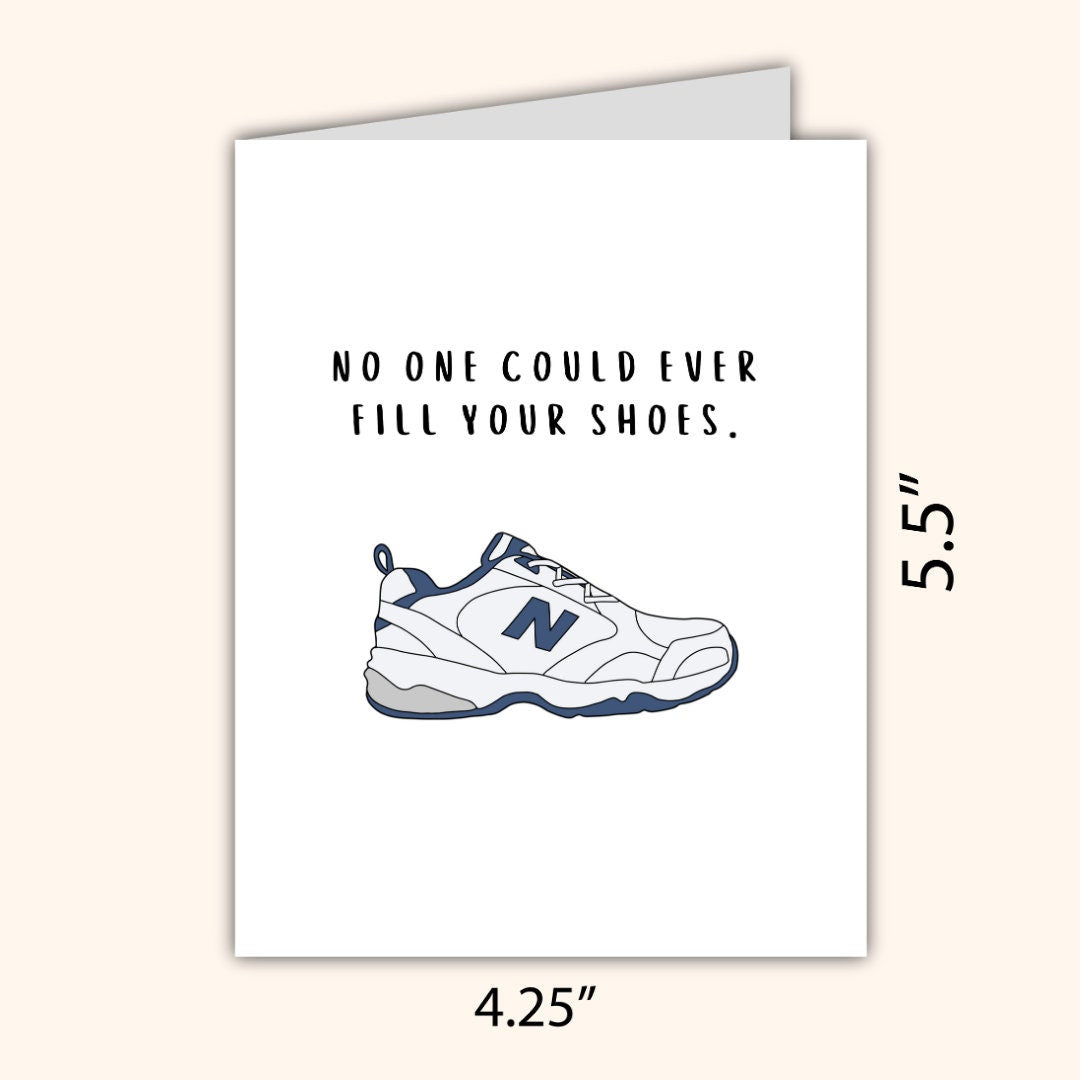 Funny Old Man Shoes Birthday Card | Dad Shoes Greeting Card | Birthday Gift for Dad or Boyfriend | Birthday Card | Funny Card