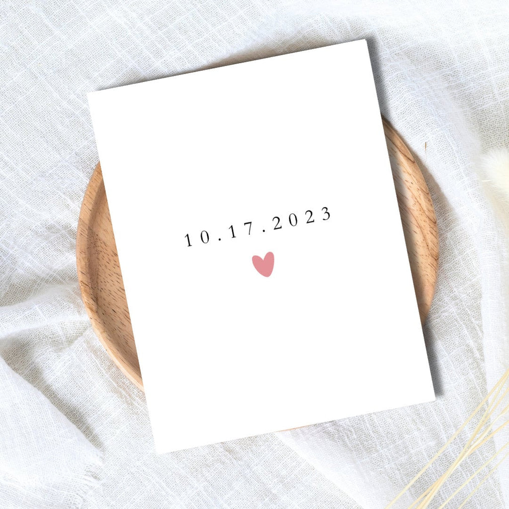 Personalized Anniversary Date Card | Happy Anniversary Card | Cute Card Wedding/dating Anniversary For Husband Wife Boyfriend Girlfriend Him