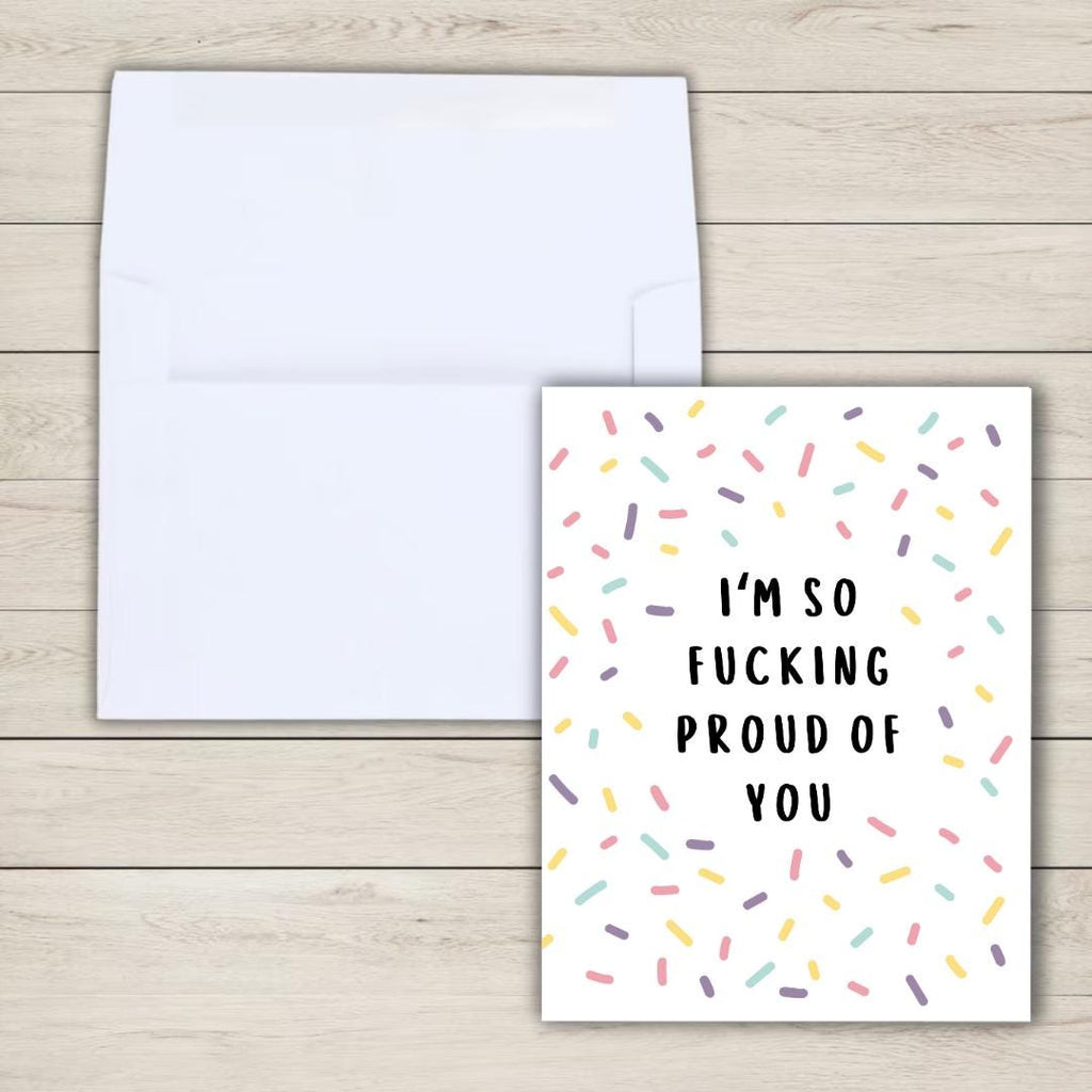 So Freaking Proud Of You Graduation Card Funny College Graduation Card, 2025 Grad Card, Grad Card For Daughter Son, PHD Grad, First Graduate