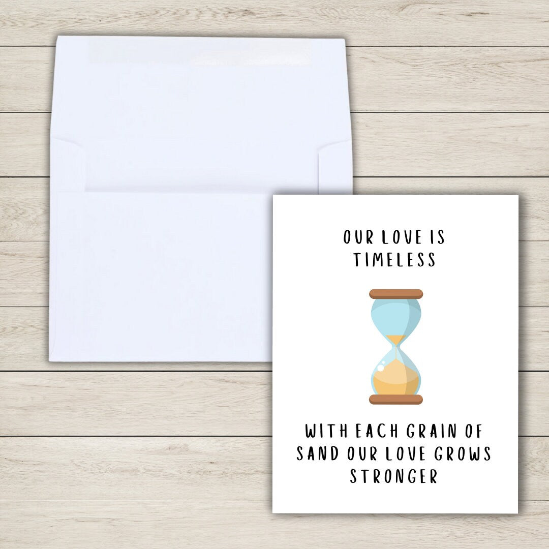 Our Love Is Timeless Birthday Card | Heartfelt Card | Funny Birthday Card | Birthday Gift for Wife Husband | Valentines Card For Her Him