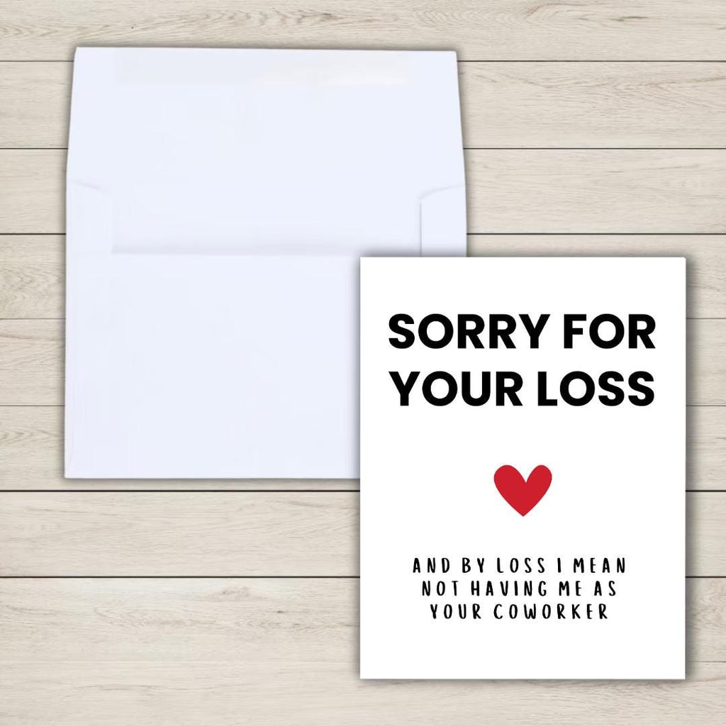 Congrats On Leaving your Job Card New job card Funny leaving work card for colleague Good luck card Coworker Friend Leaving New Beginnings