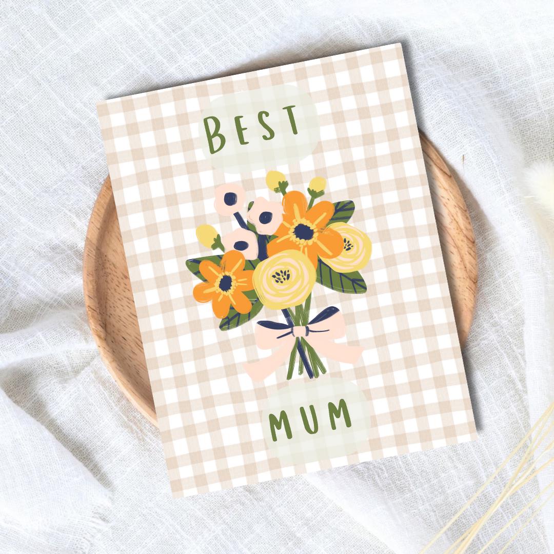 Best Mum Cute Mom Mothers Day Card, new mother card Mothers Day, Mum Mothers Day Cards For Her, Mothers Day Card For Grandma, Nana
