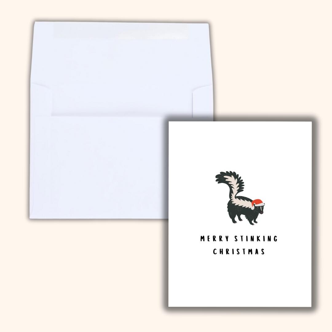 Merry Stinking Christmas Card | Funny Christmas Card For Husband Wife Boyfriend Girlfriend Mom Dad | Christmas Gifted For Him/Her
