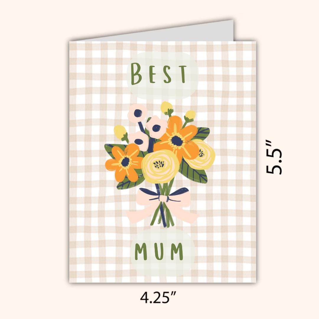 Best Mum Cute Mom Mothers Day Card, new mother card Mothers Day, Mum Mothers Day Cards For Her, Mothers Day Card For Grandma, Nana