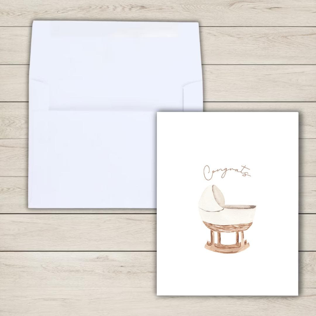 New Parents Card, A New Baby Greeting Card, Pregnant, Congratulations, Baby Shower Card Daughter Niece Granddaughter Goddaughter Child Kids