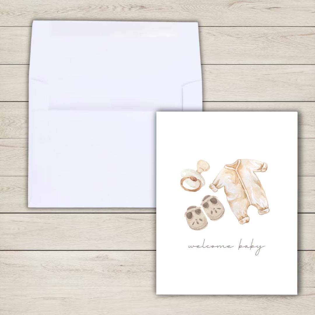 New Parents Card, A New Baby Greeting Card, Pregnant, Congratulations, Baby Shower Card Daughter Niece Granddaughter Goddaughter Child Kids