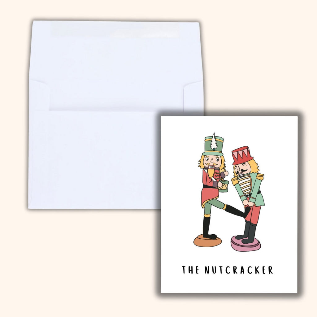 The Nutcracker Funny Christmas Card, Boyfriend christmas card, Girlfriend, Christmas card for Wife, Husband, personalised Christmas Gift