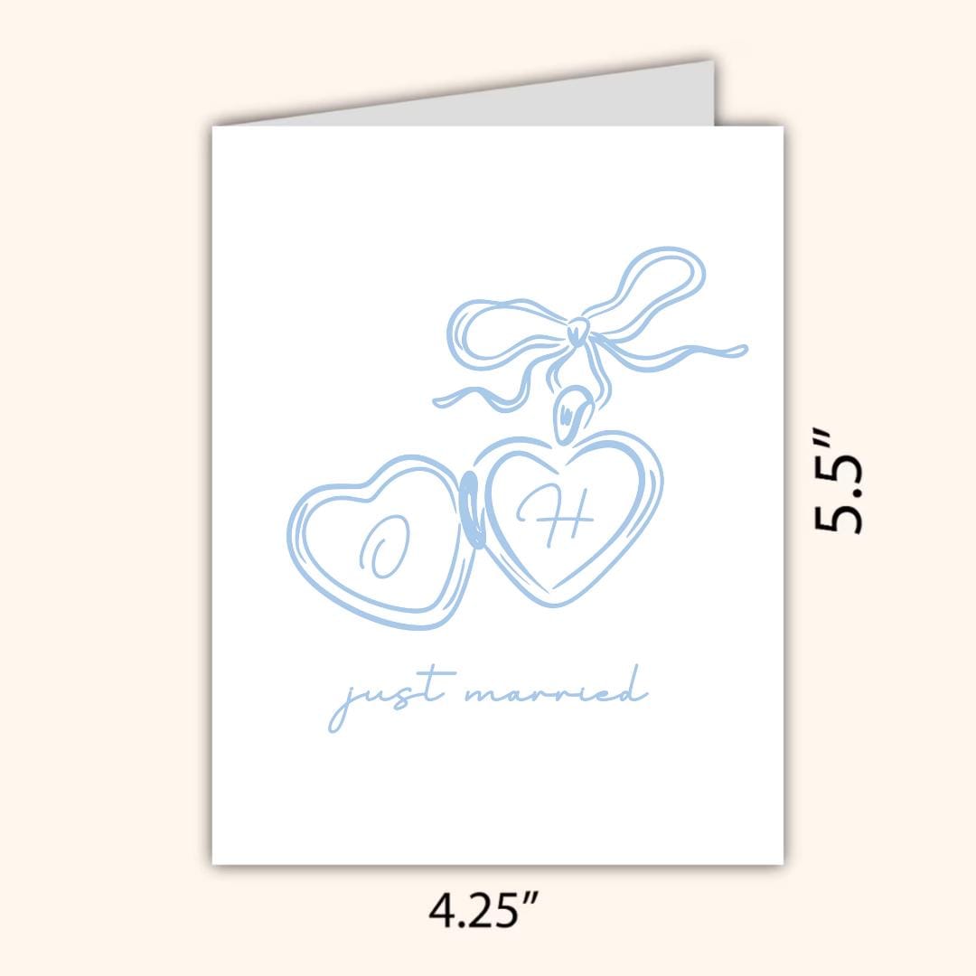 Personalized Wedding Card For Newly Married or Engaged Couple, Wedding Card For Her, Engagement Card For Sister, Cousin, Bestie Wedding