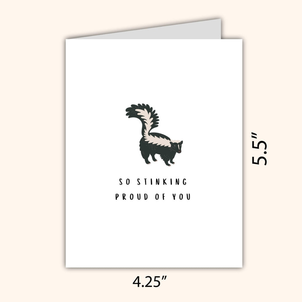 So Stinking Proud Of You Card Funny Gift For Her Him Funny Congratulations Card, Graduation, Well Done, New Job, Promotion, Goodbye Card