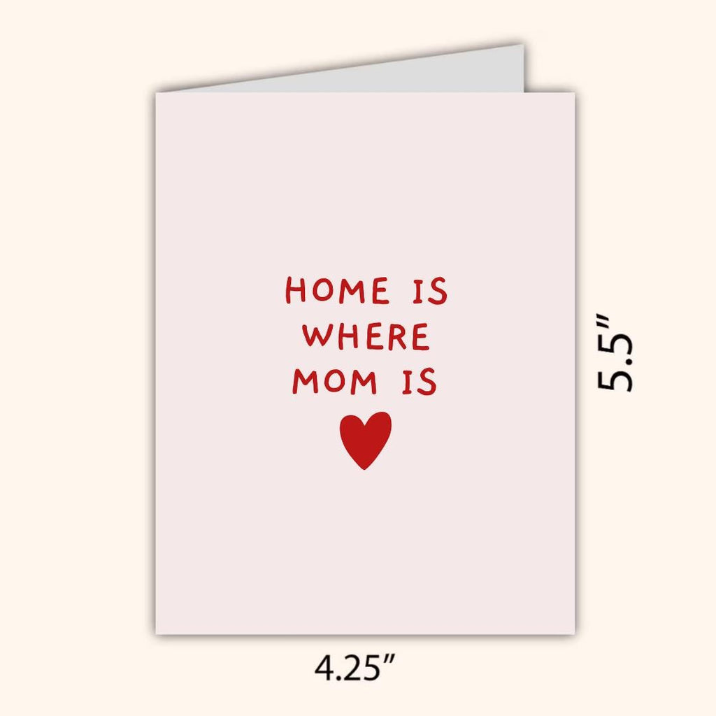 Home Is Where Mom Is Card Mothers Day Card, new mother card Mothers Day, Mum Mothers Day Cards For Her, Mothers Day Card For Grandma, Nana