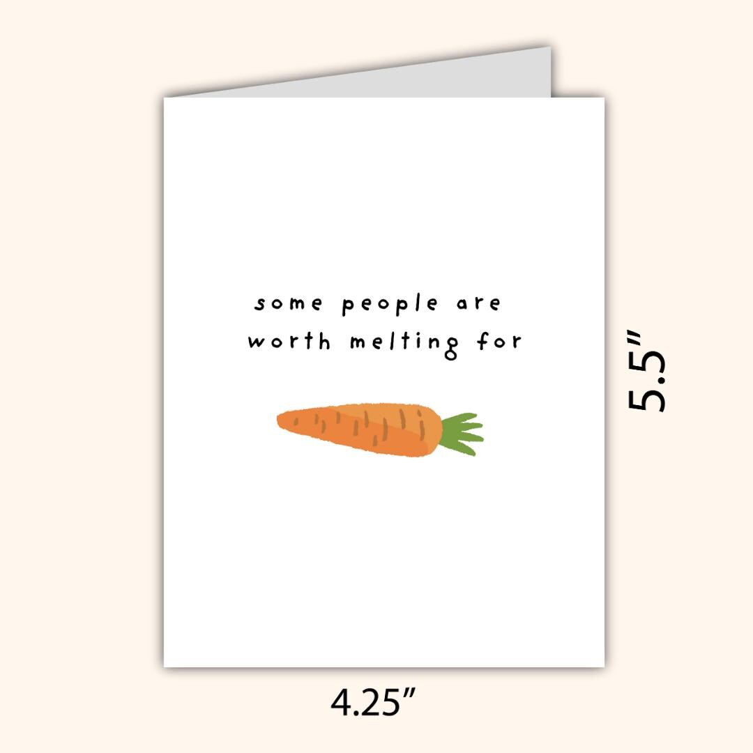 Worth Melting For Christmas Loving Card, Boyfriend Christmas card, Girlfriend, Christmas card for Wife, Husband, Personalised Christmas Gift