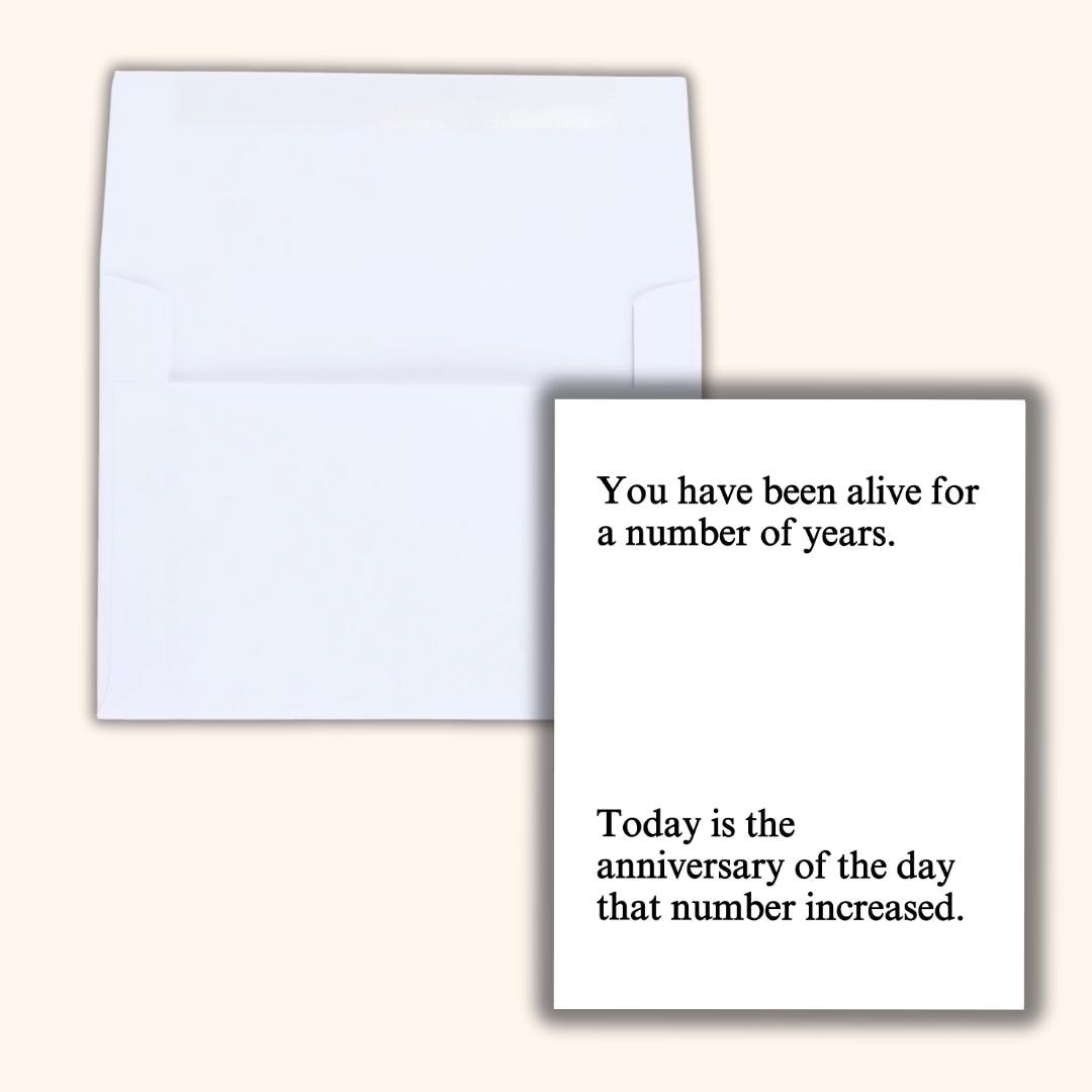 Happy Birthday Card, Funny Birthday Card, Birthday Card For Husband Wife Boyfriend Girlfriend Him Birthday Card For Best Friend, Bestie Card