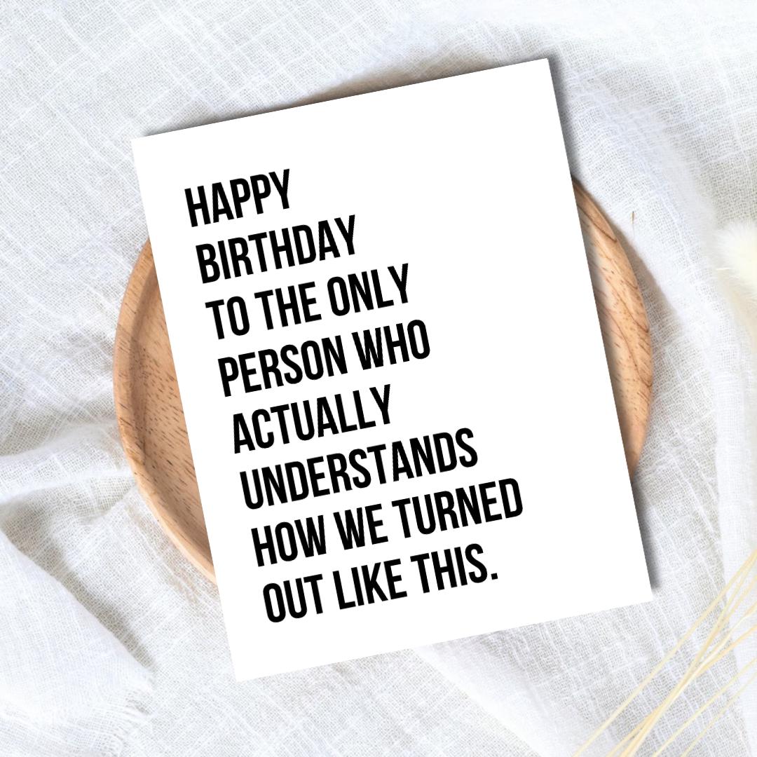 Birthday Card For Sister, Happy Birthday Bestie, Bestie Card, Birthday Card For Best Friend, Friendship, Girl Bestie Bday, friends birthday