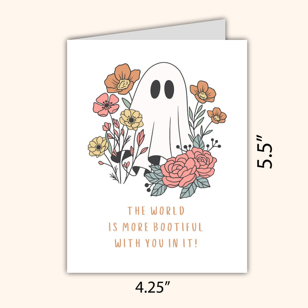 The World Is More Bootiful With You Anniversary Card Love Birthday Card Wedding/Dating Anniversary For Husband Wife Boyfriend Girlfriend Him