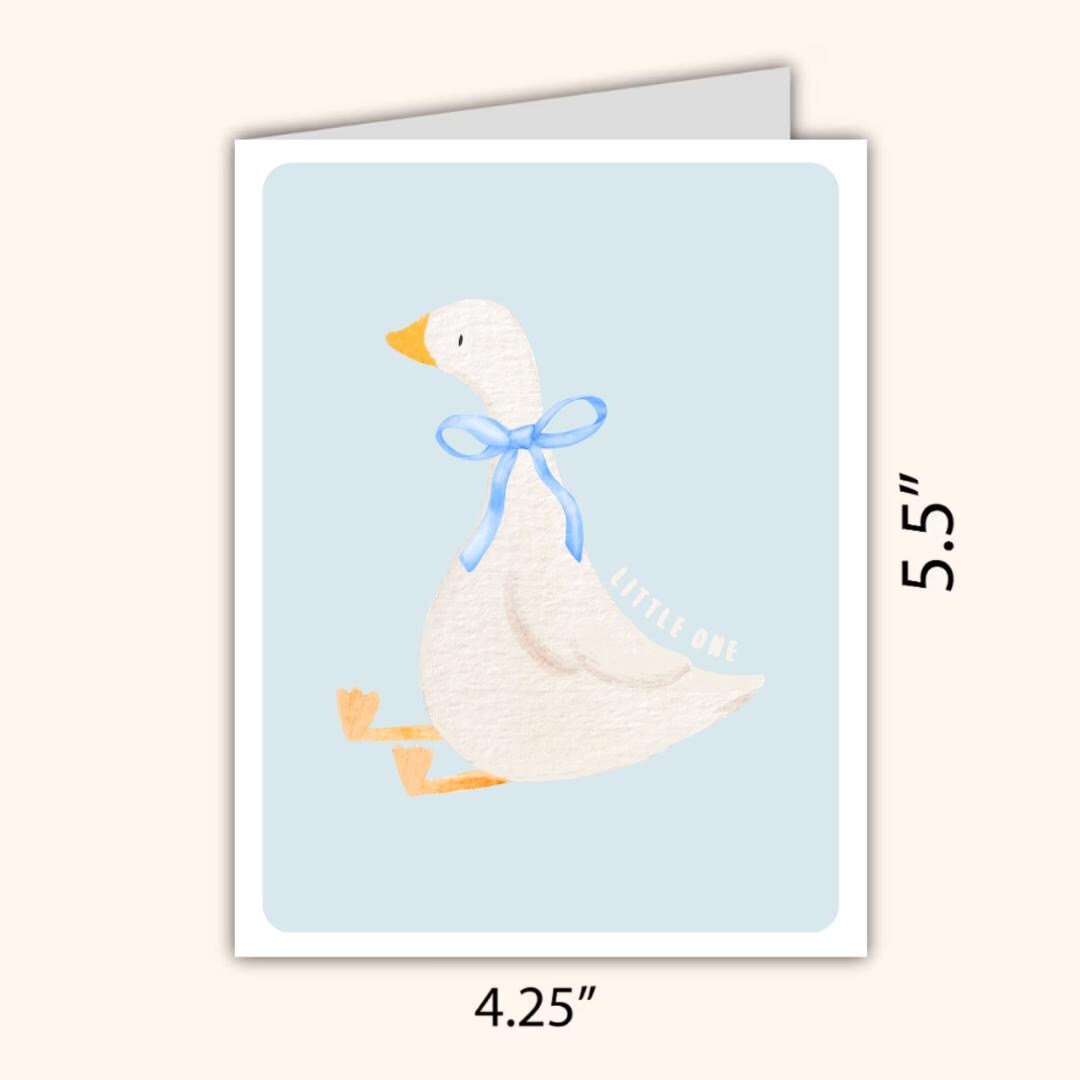 Little One Boy Baby Shower Card, A New Baby Greeting Card, Pregnant, Congratulations,  Daughter Niece Granddaughter Goddaughter Child Kids