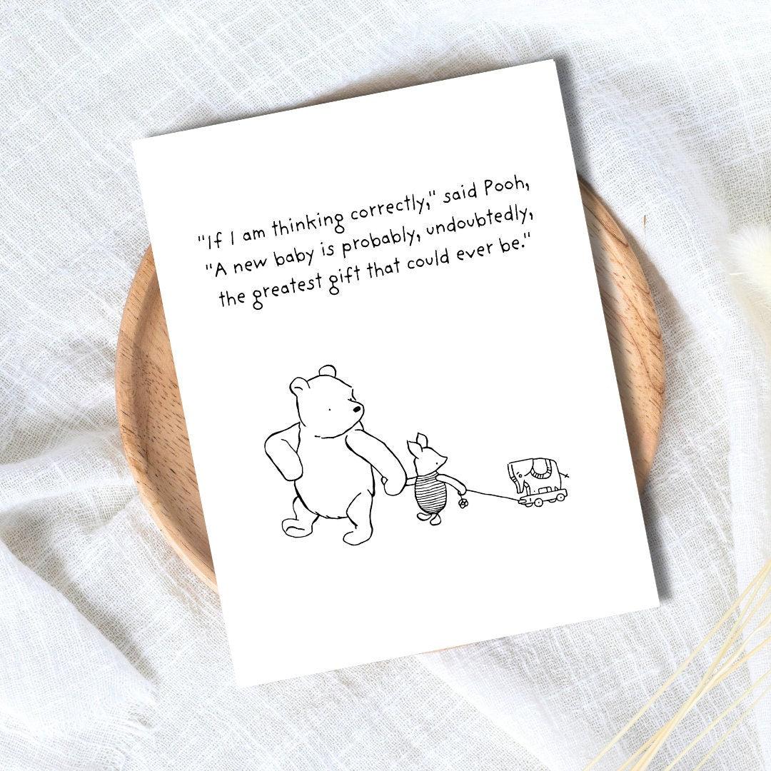 New Parents Card - thoughtful new baby card by Northern Wind Creative