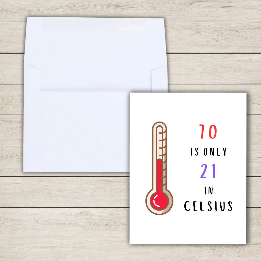 70th Birthday Card | Funny 70th Birthday Card | Dad Birthday Card | Funny Punny Birthday Card | Husband Wife Boyfriend Girlfriend Partner