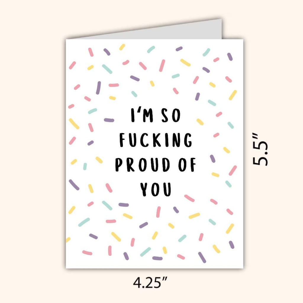So Freaking Proud Of You Graduation Card Funny College Graduation Card, 2025 Grad Card, Grad Card For Daughter Son, PHD Grad, First Graduate