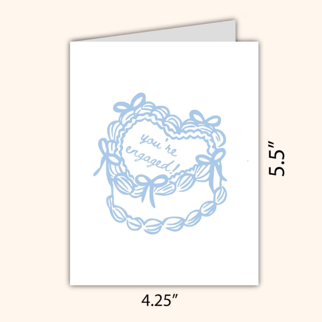 You're Engaged Cute Congrats Engagement Card For Newly Married or Engaged Couple, Wedding Card For Her, Engagement Card For Sister, Cousin