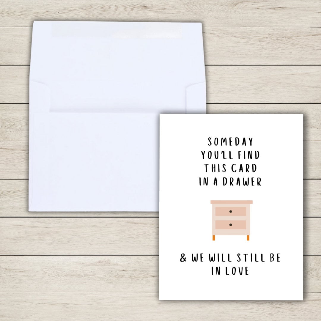 In Love Birthday Card | Someday You'll Find This Card | Funny Birthday Card | Birthday Gift for Wife Husband | Valentines Card For Her Him