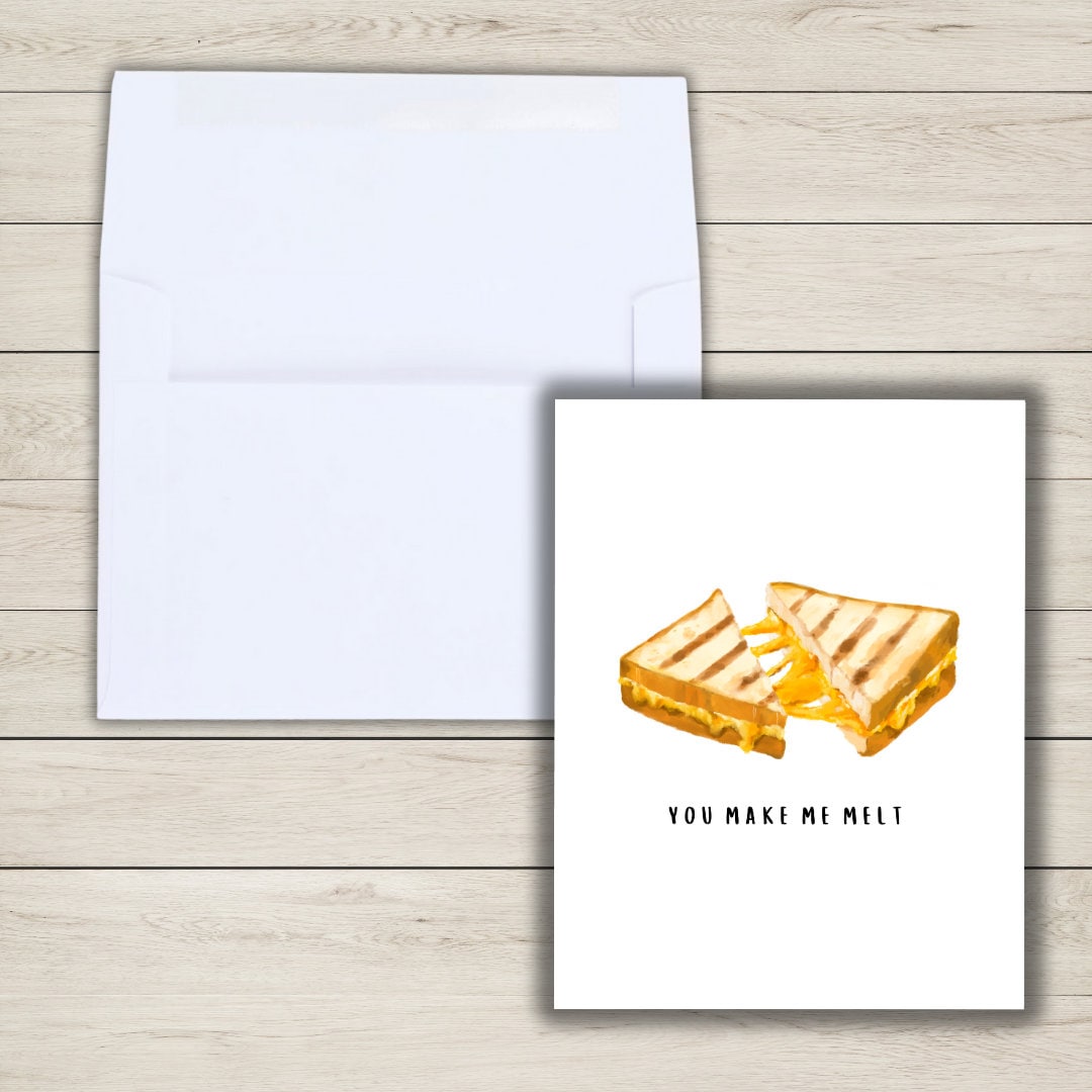 You Make Me Melt Anniversary Card In Love Birthday Card Heartfelt Wedding/Dating Anniversary For Husband Wife Boyfriend Girlfriend