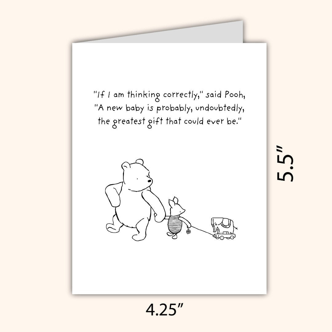 New Parents Card - thoughtful new baby card by Northern Wind Creative