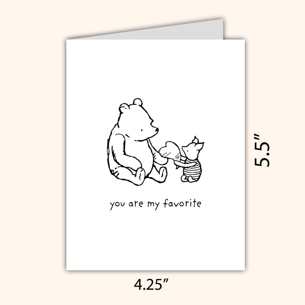 You Are My Favorite Cute Anniversary Card In Love Birthday Card Heartfelt Wedding/Dating Anniversary For Husband Wife Boyfriend Her Him