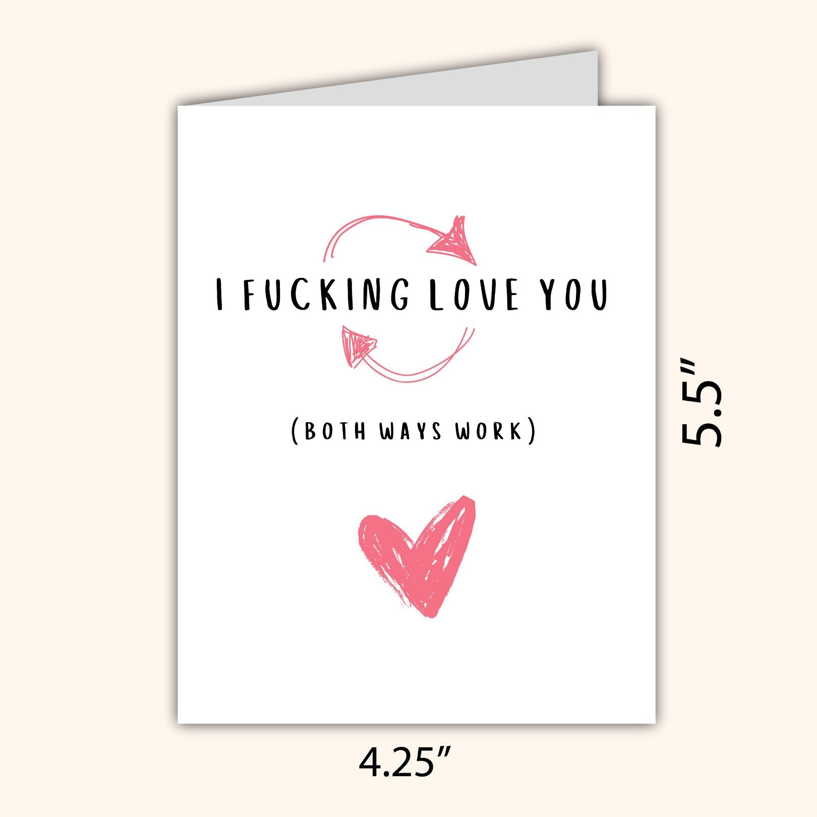 Naughty I Love You Birthday Gift Dirty Valentine’s Day Card Anniversary Card Naughty Birthday Card Husband Wife Boyfriend Girlfriend Partner