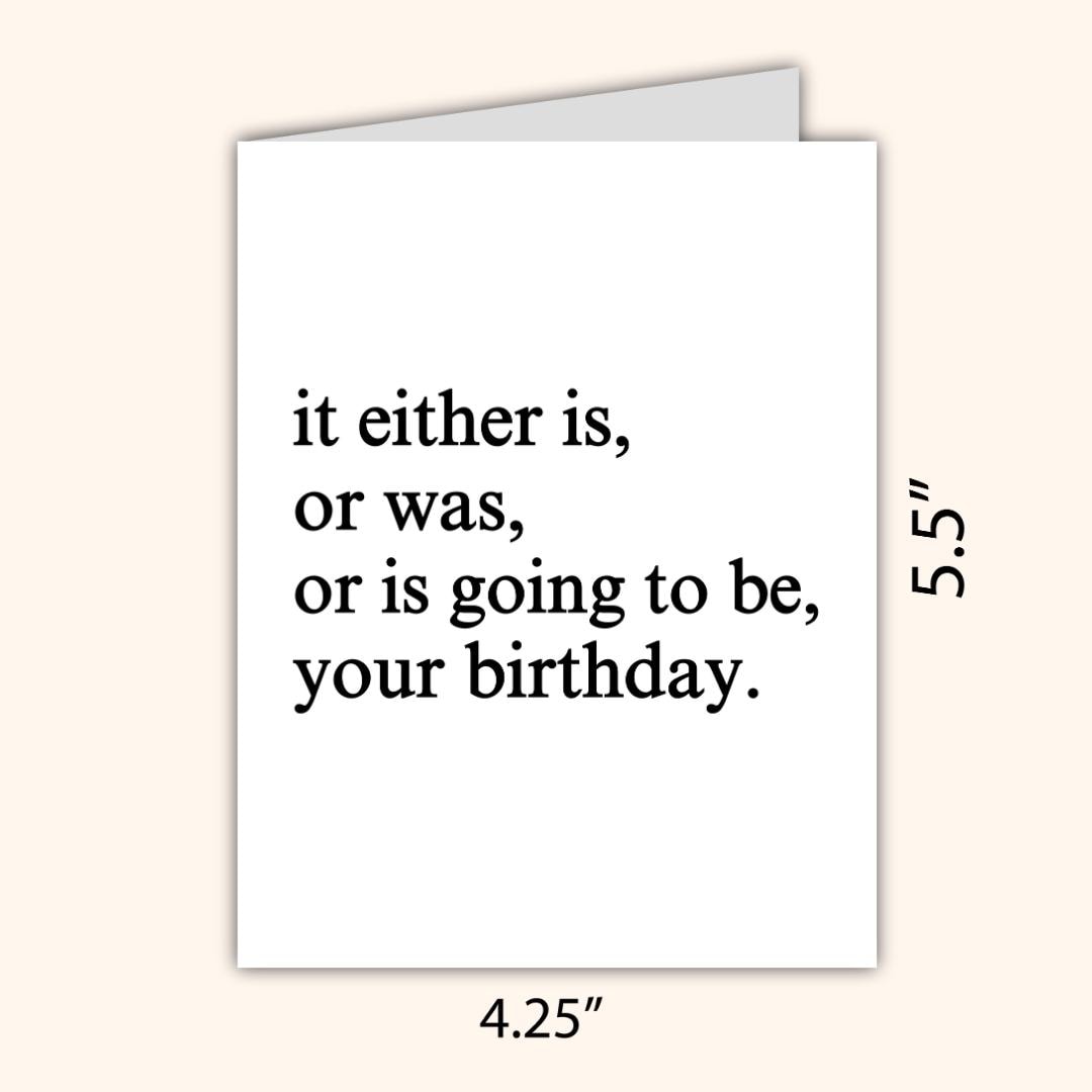 Happy Birthday Card, Funny Birthday Card, Birthday Card For Husband Wife Boyfriend Girlfriend Him Birthday Card For Best Friend, Bestie Card