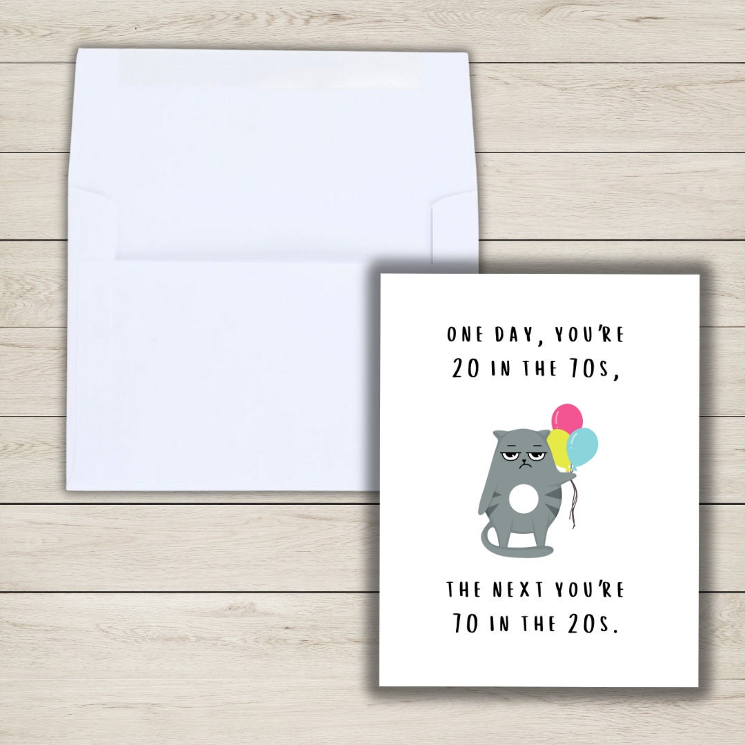 70th Birthday Card | Funny 70th Birthday Card | Dad Birthday Card | Funny Punny Birthday Card | Husband Wife Boyfriend Girlfriend Partner