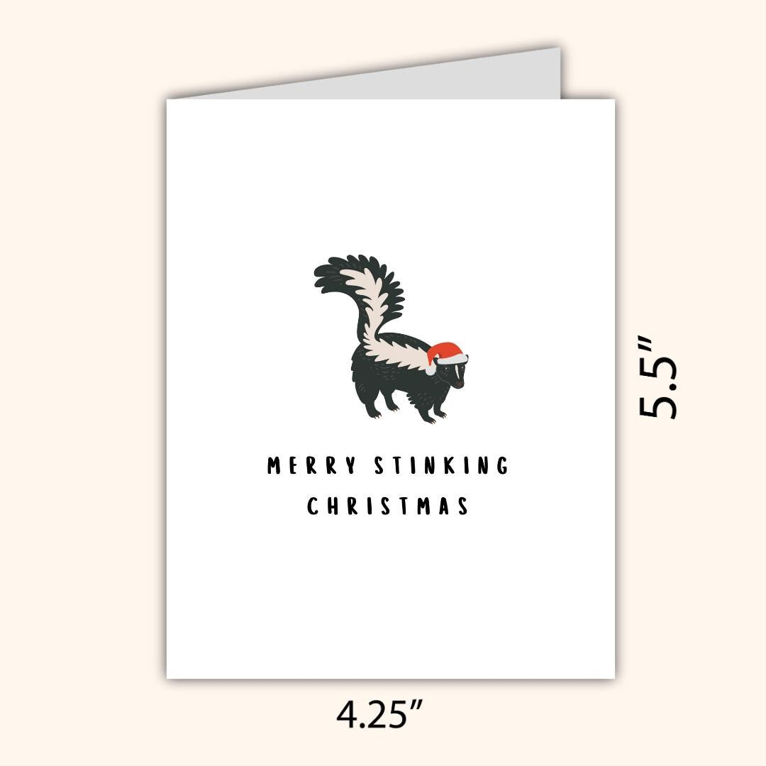 Merry Stinking Christmas Card | Funny Christmas Card For Husband Wife Boyfriend Girlfriend Mom Dad | Christmas Gifted For Him/Her