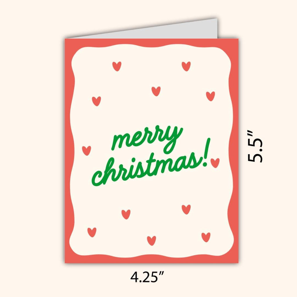 Merry Christmas Card | Cute Christmas Card For Bestie Husband Wife Boyfriend Girlfriend Mom Dad Friend Family | Christmas Gifted For Him/Her
