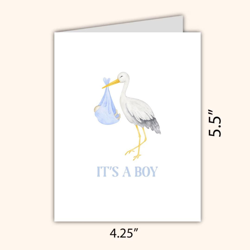 its a boy card, A New Baby Greeting Card, Pregnant, Congratulations, Baby Shower Card Daughter Niece Granddaughter Goddaughter Child Kids