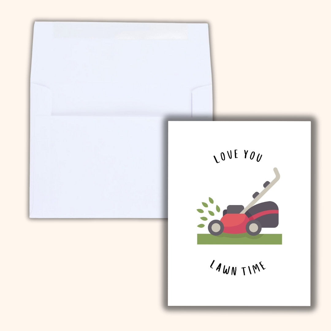 Happy Father's Day/ Birthday Card For Dad Love You Lawn time Funny Dad Card For Dad Grandad Husband Birthday Cute Daddy Grandpa Grandfather