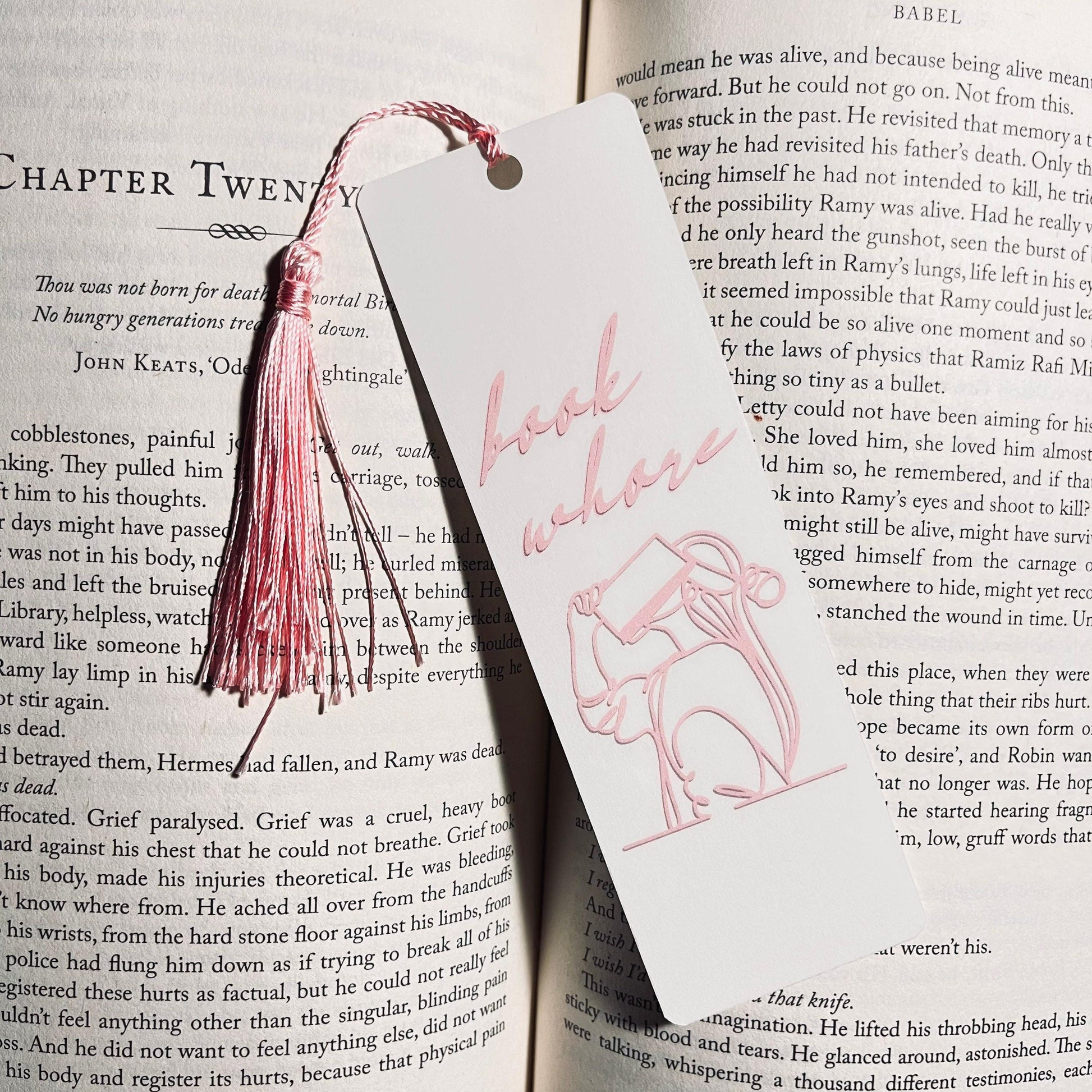 Smut Bookmark: Funny Reading Humor (Handmade, Laminated) bookmark by Magic & Meaning
