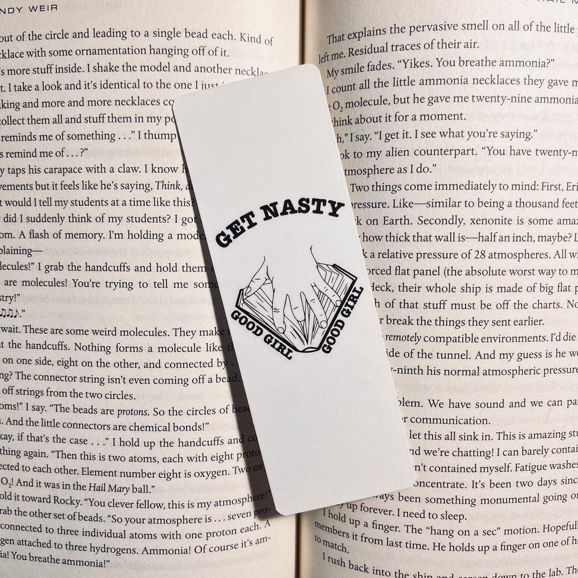 Sassy Book Lover Gift: Funny Bookmark with Adult Humor (Laminated) bookmark by Magic & Meaning