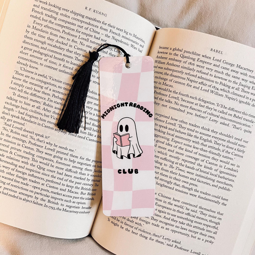 Ghost Bookmark: Handmade Cute Design bookmark by Magic & Meaning