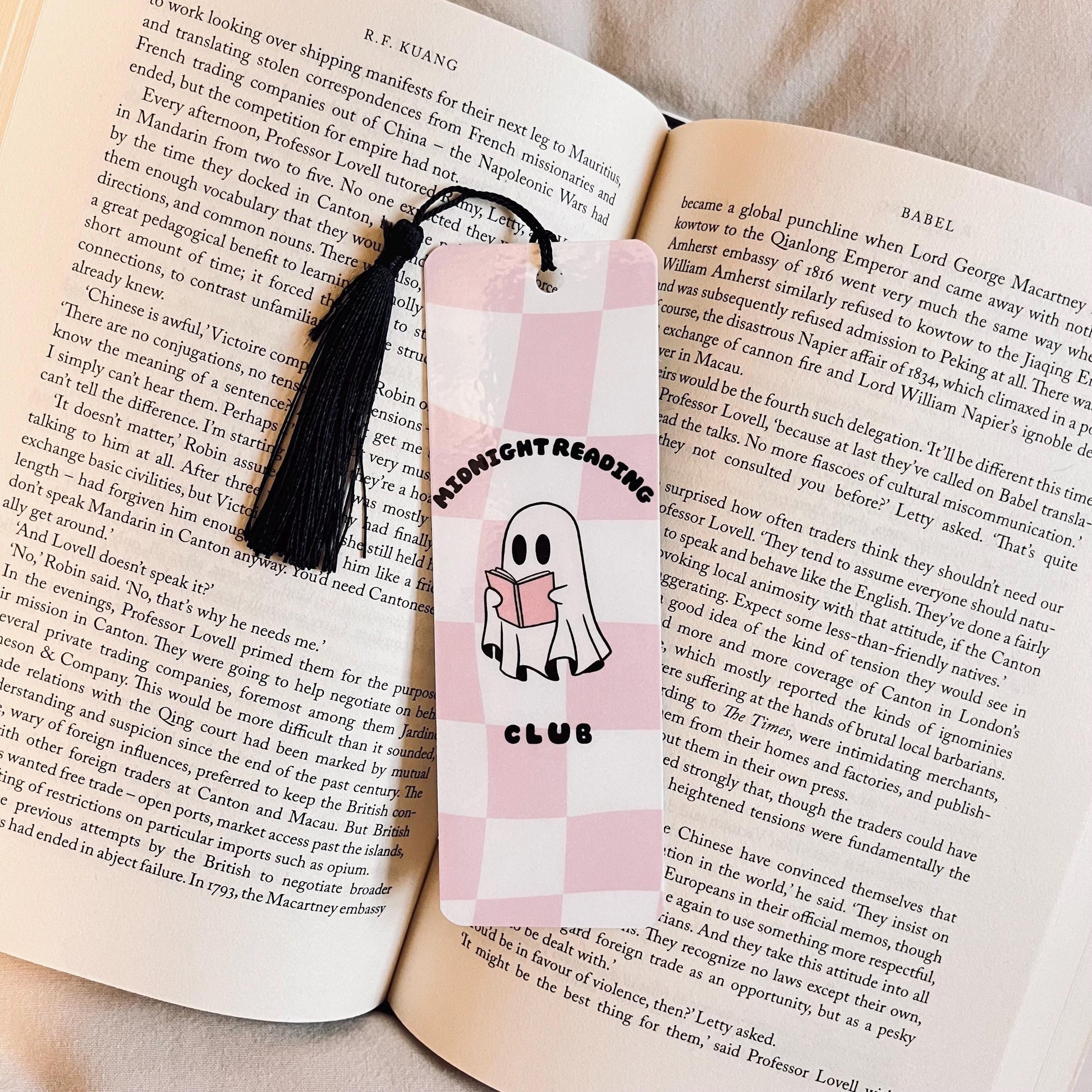 Ghost Bookmark: Handmade Cute Design bookmark by Magic & Meaning