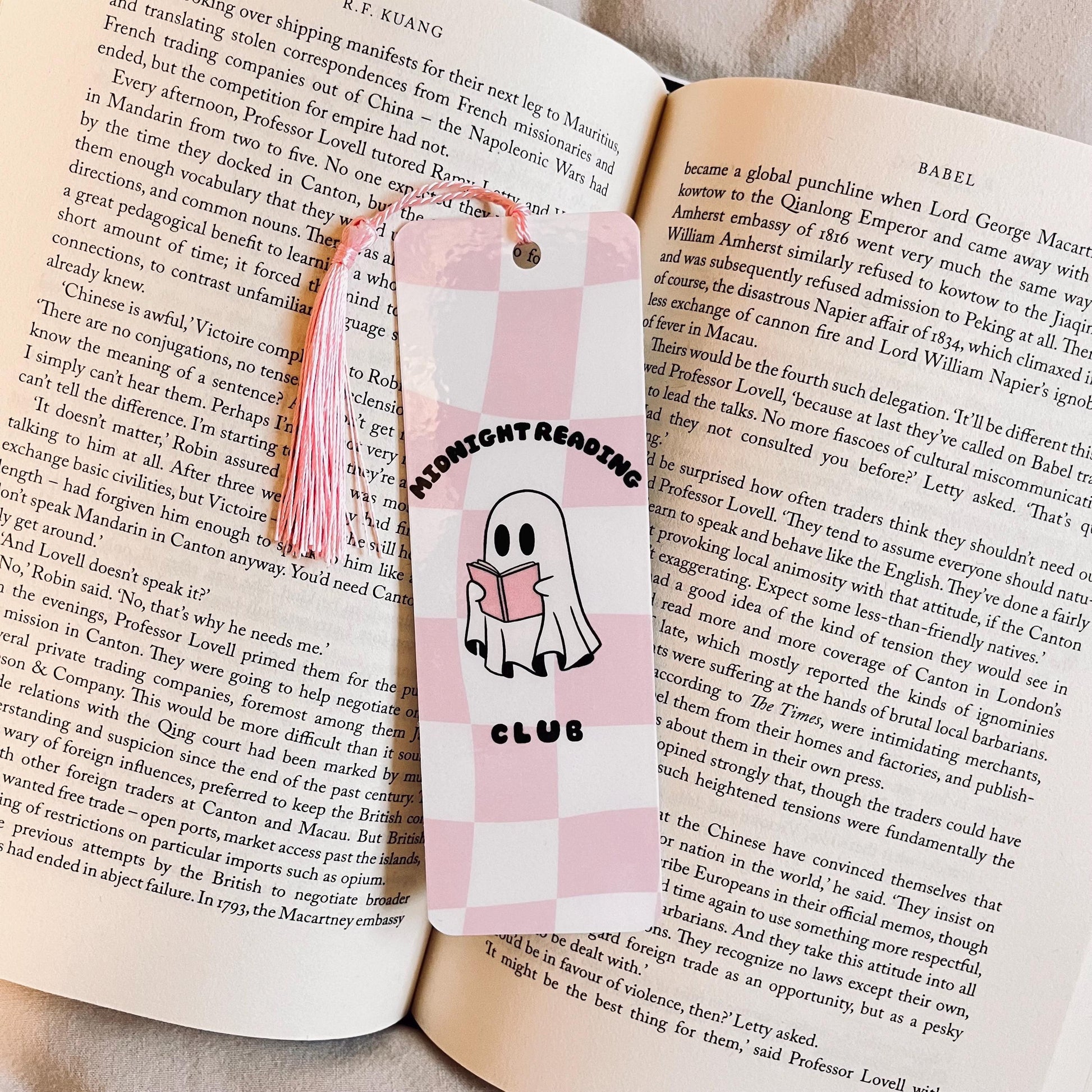 Ghost Bookmark: Handmade Cute Design bookmark by Magic & Meaning