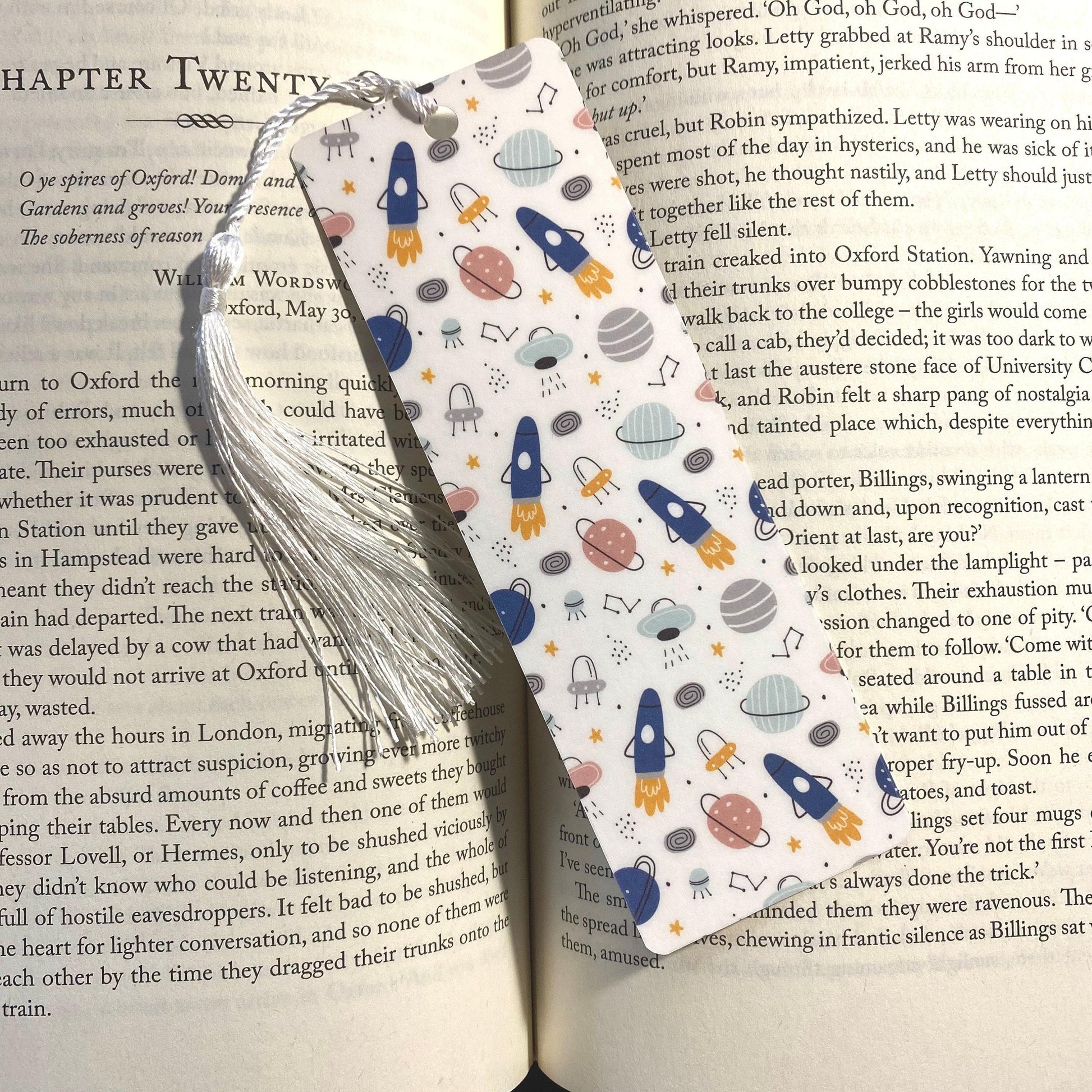 Outer Space Bookmark: Fun Kids Book Lover Gift (Handmade) bookmark by Magic & Meaning
