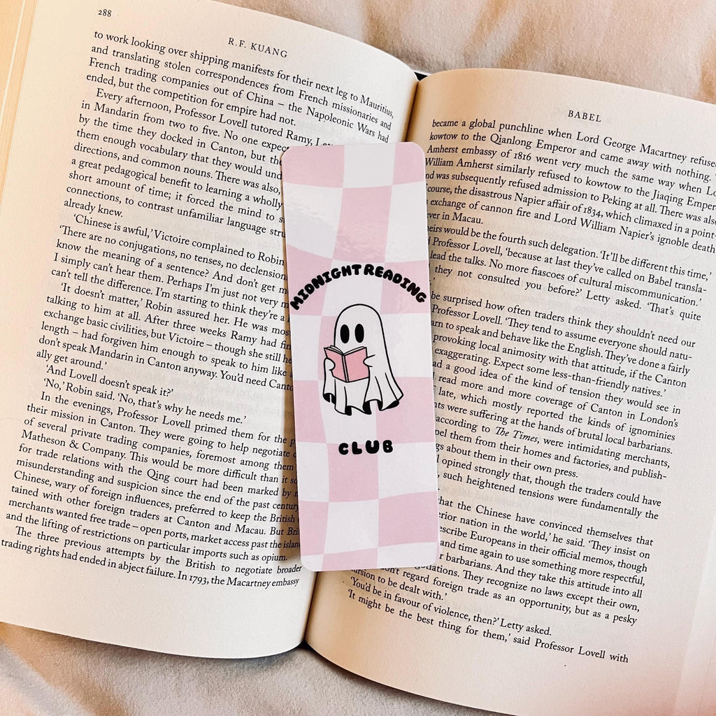 Ghost Bookmark: Handmade Cute Design bookmark by Magic & Meaning